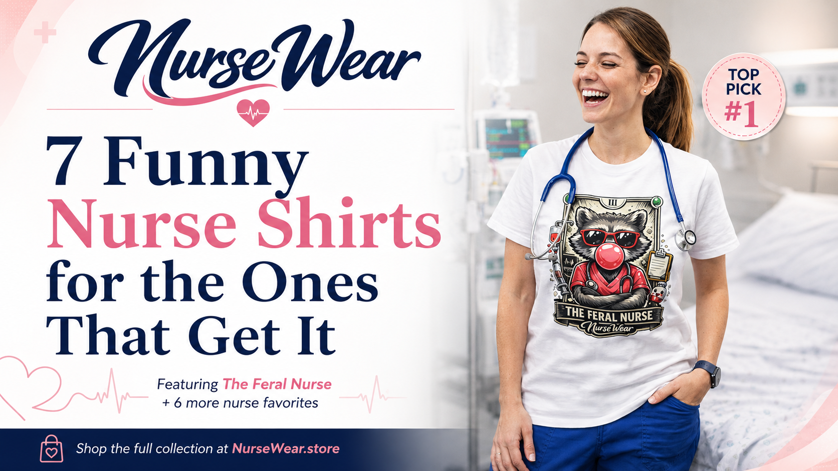 7 Funny Nurse Shirts That Actually Get It (No Generic Stuff)