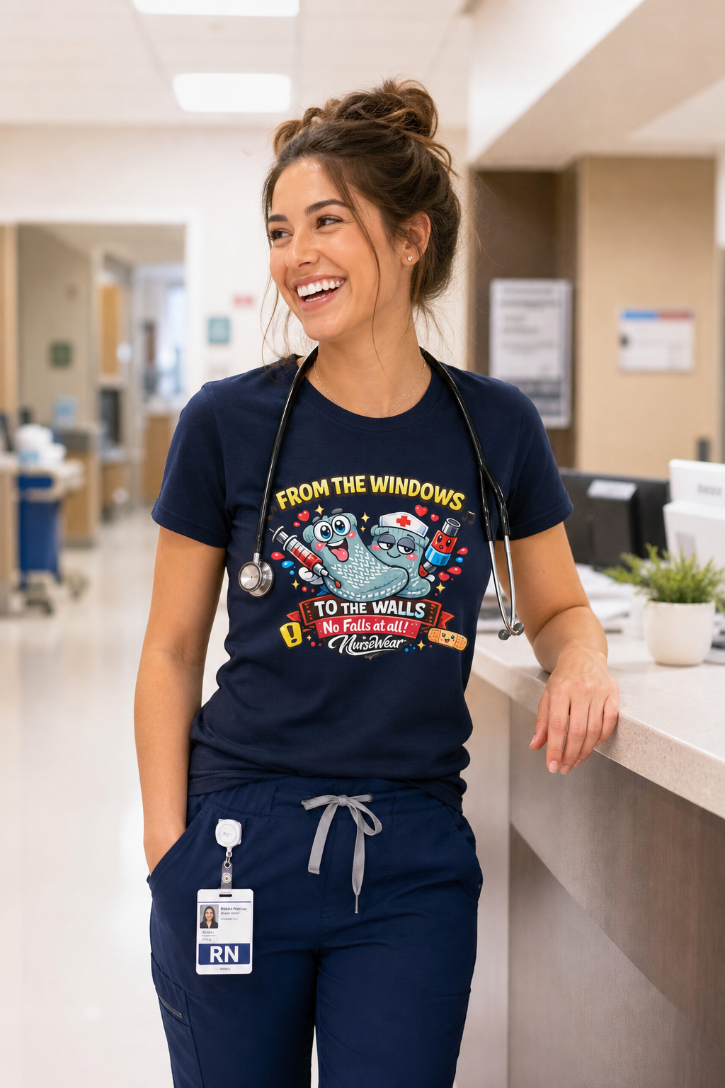 From the Windows to the Walls No Falls at All: The Nurse Shirt for Fall Prevention Warriors